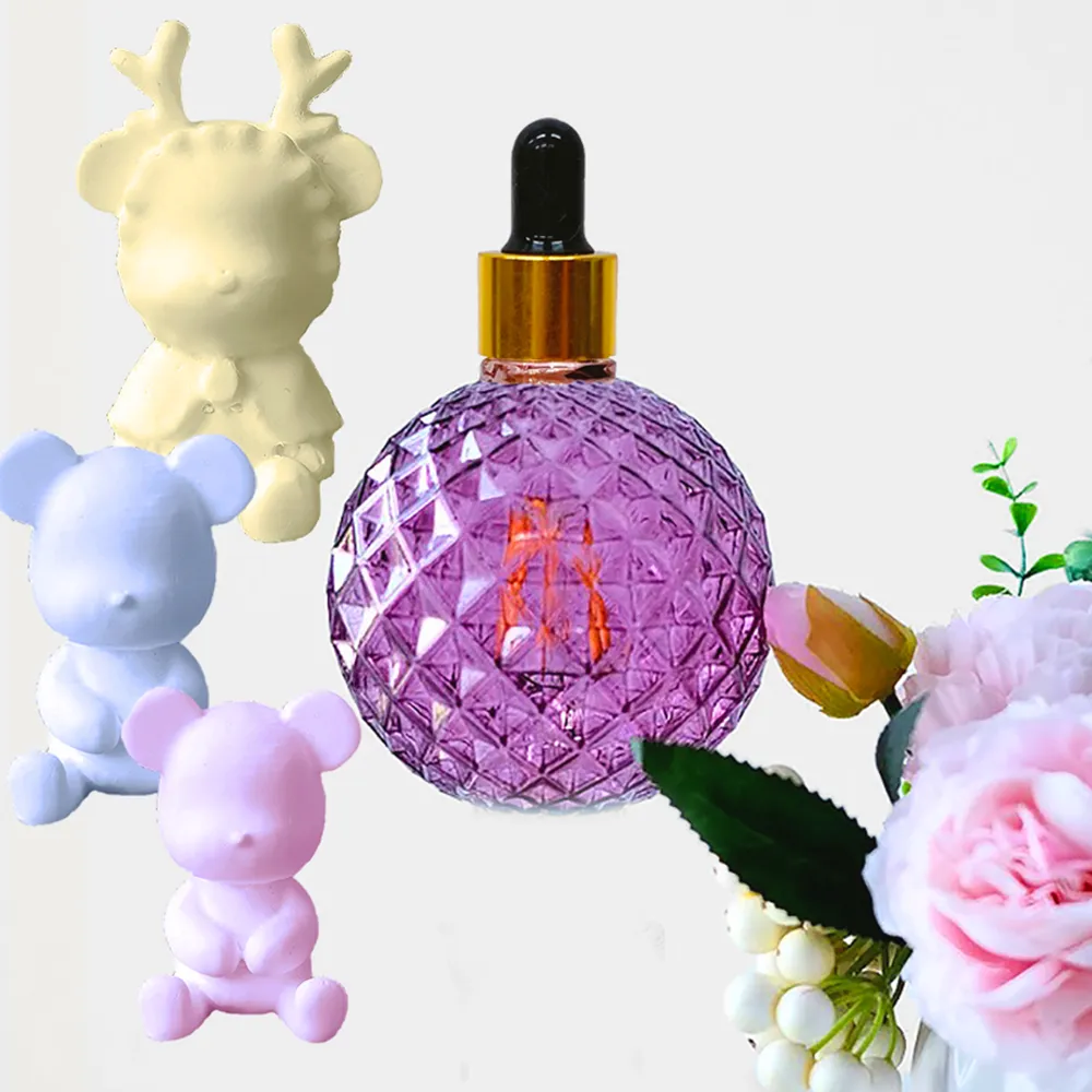 【愛戀花草】夏威夷野薑花水氧薰香精油 80ML/鑽石瓶(贈爆力熊擴香石3個)