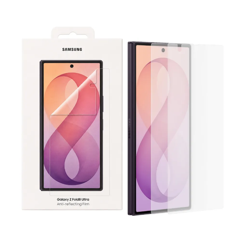 【Samsung 三星】Galaxy Z Fold8 Ultra 原廠抗反光螢幕保護貼 - 內附 2片保貼 (EF-UF976)