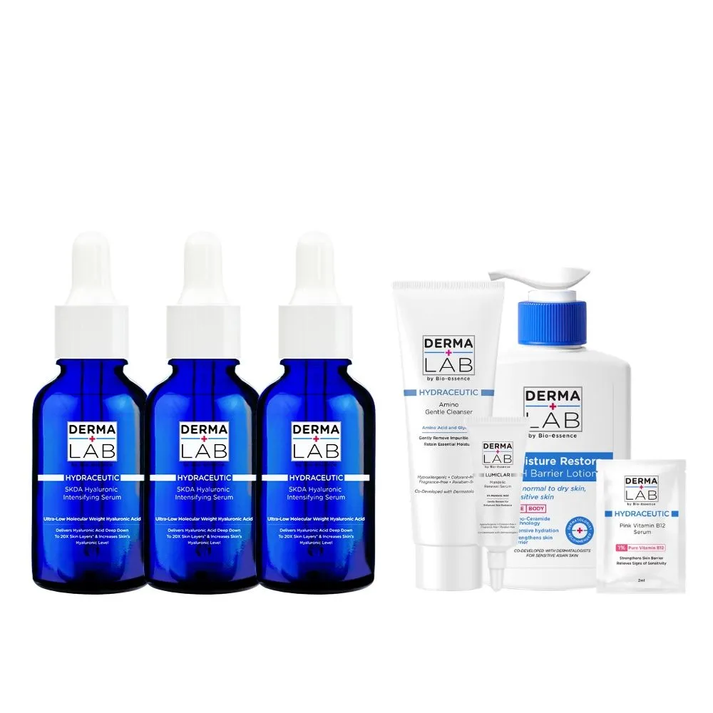 【DermaLab 德美醫研】5KDA超導玻尿酸水光精華30ml(3入組)