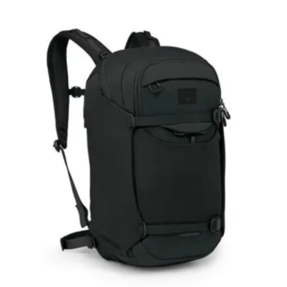 【Osprey】雙11 Metron 24 通勤電腦背包 黑色(自行車通勤專用背包 電腦背包 筆電背包 日常背包)