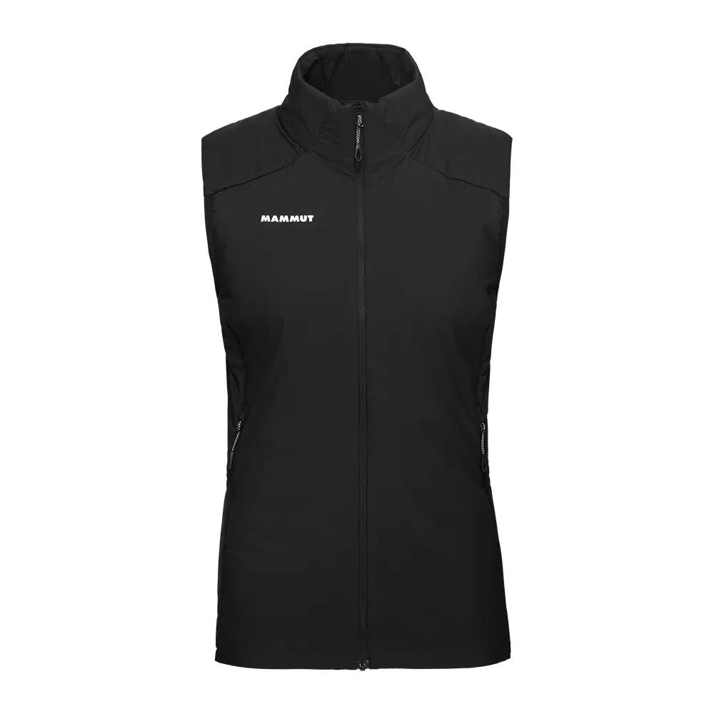 【Mammut 長毛象官方直營】Rime Light IN Flex Vest W 機能化纖立領背心 黑色 女款 #1013-03190