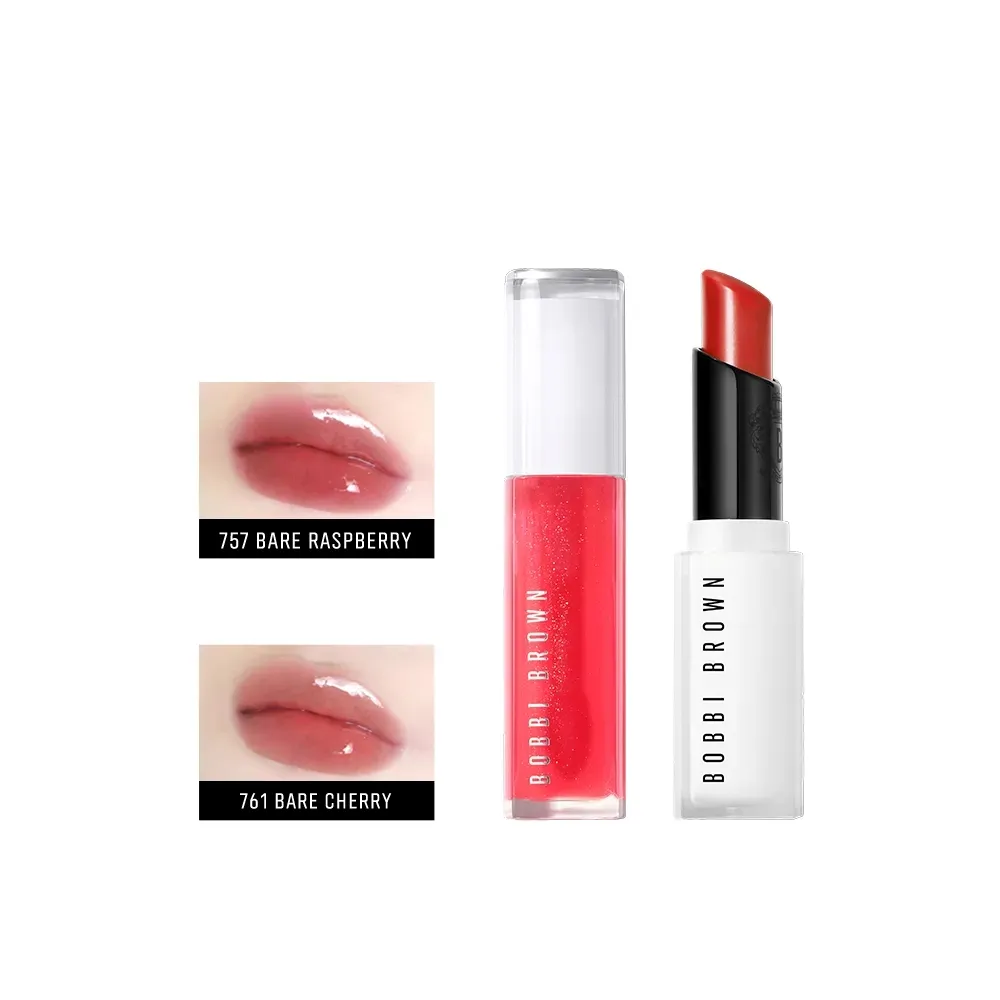 【Bobbi Brown 芭比波朗】嫩唇必備兩寶| 晶鑽護唇膏 x 晶鑽護唇油