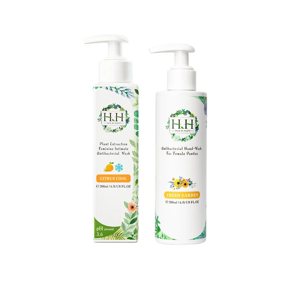 【HH 草本新淨界】私密植萃抗菌潔淨露/私密衣物抗菌手洗精(200ml/200ml)