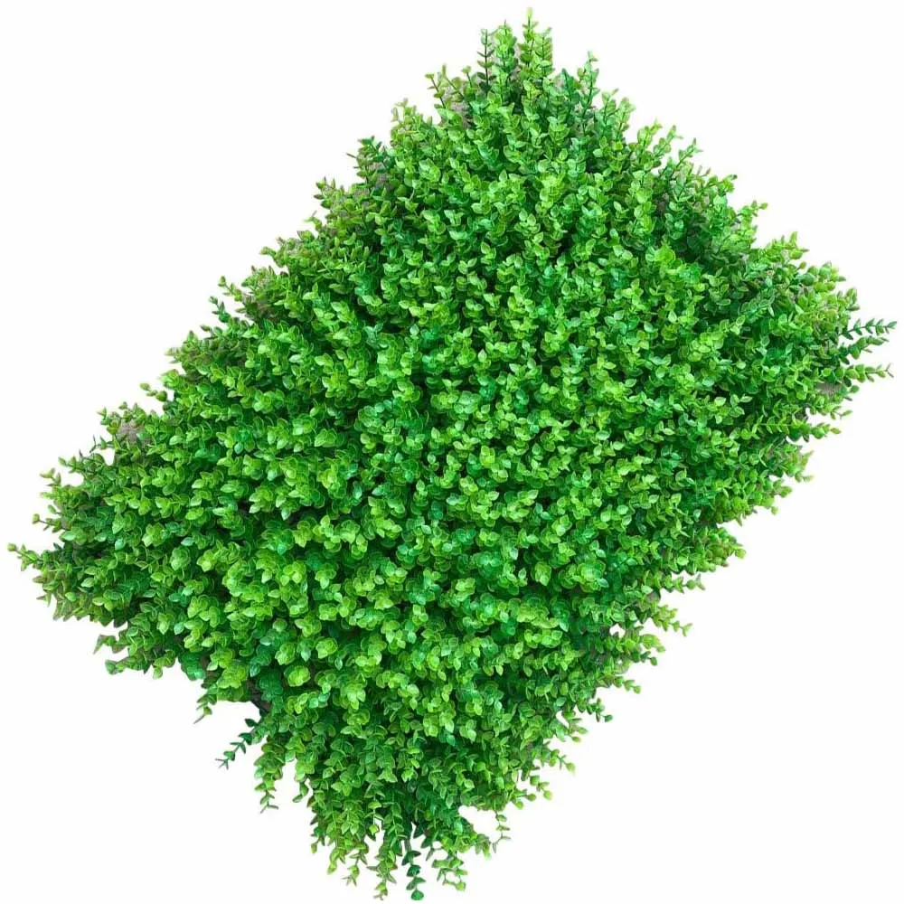【poko】仿真植物牆 尤加利葉 2入組 40*60公分 綠植牆 綠植景觀 花草牆 室內外仿真草 人工植物 園藝造景