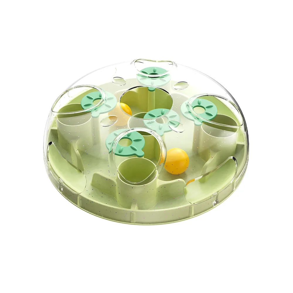 【KADTC】三合一智探寶盒(多功能 寵物益智玩具 藏食玩具 貓玩具 慢食 寵物訓練 防滑)