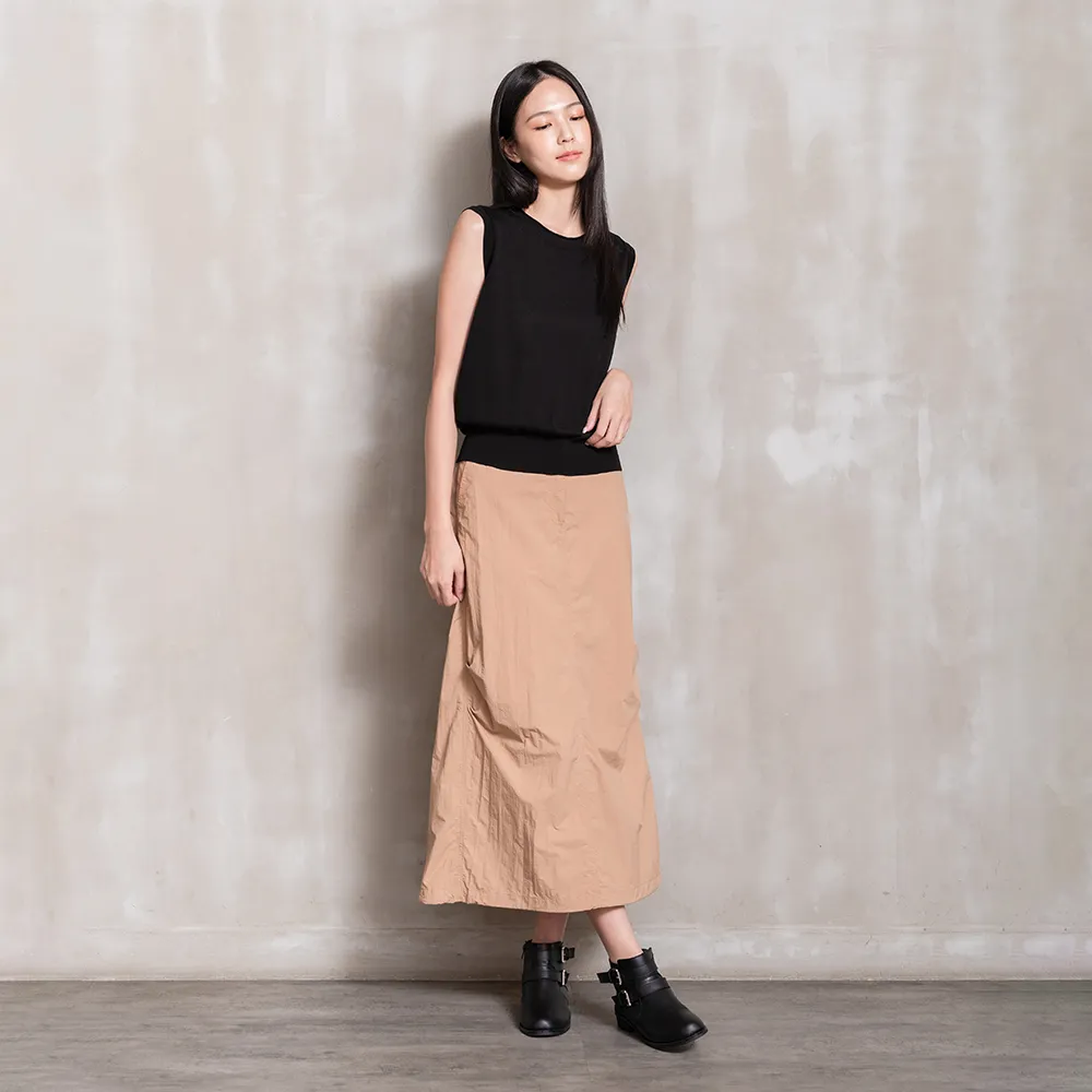 【perng yuh 芃諭名品】自由旅程 輕戶外 尼龍 長裙(2026 AW Collection｜5C秋冬新品上市)