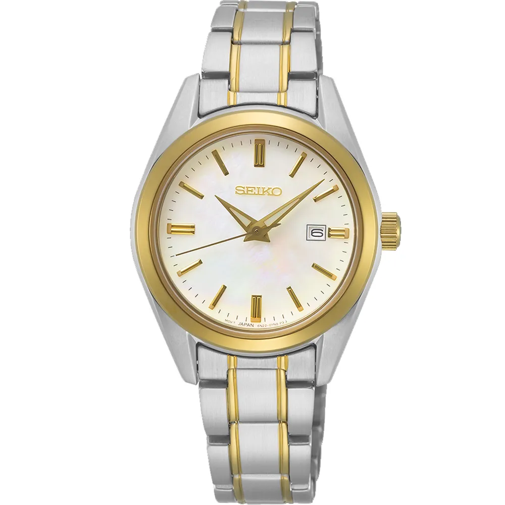 【SEIKO 精工】典雅大方簡約時尚女錶 指針錶 手錶  年終送禮 禮物(6N22-00K0GS/SUR636P1)