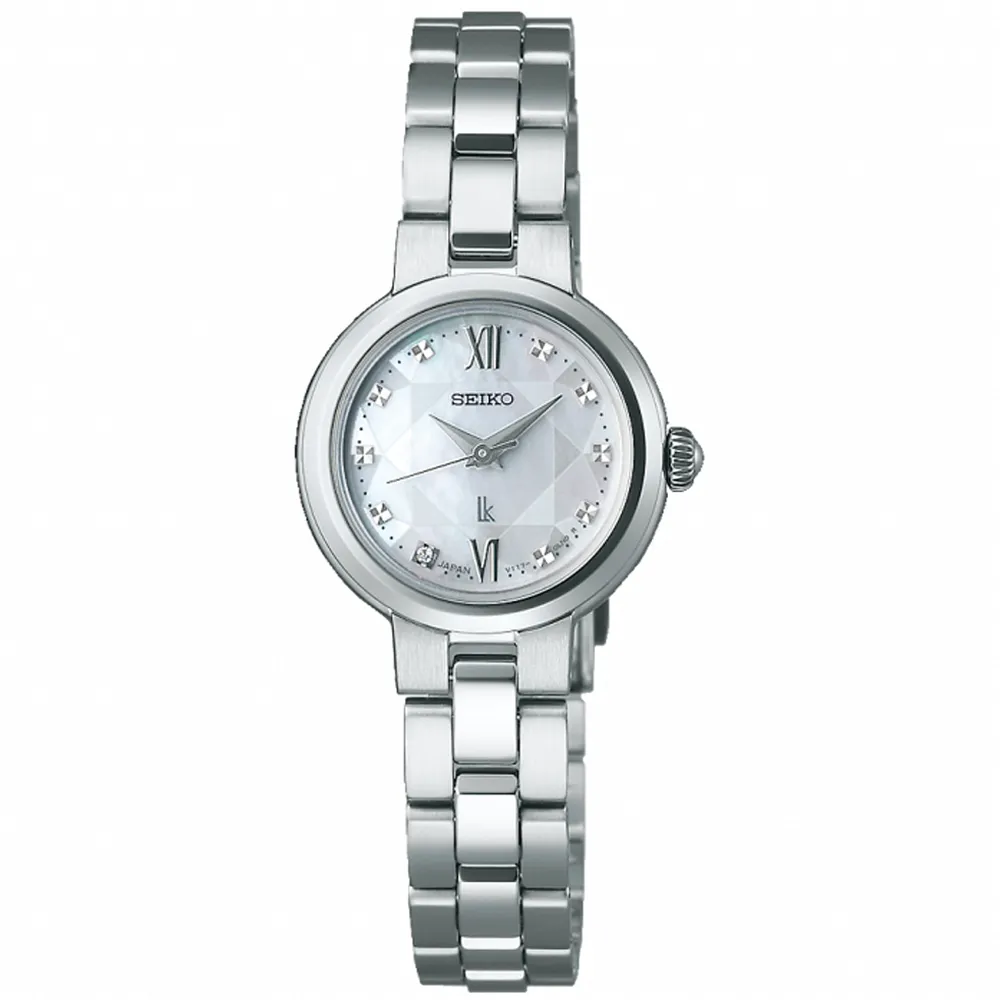 【SEIKO 精工】LUKIA 星空閃耀太陽能石英錶女錶-珍珠貝x銀/22.8mm  雙11(SSVR133J/V117-0EF0S)送禮