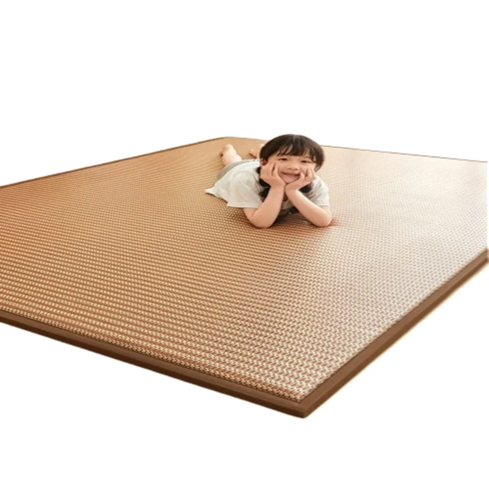 歐林居家Orin 榻榻米地墊200X220 冰涼藤席 記憶海綿（午休墊 涼席墊 打地鋪床墊 遊戲墊 預售12天）