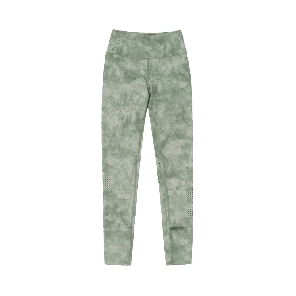 【The North Face】女 排汗透氣緊身褲《灰綠》55UC/吸濕排汗戶外緊身褲/瑜伽褲(悠遊山水)