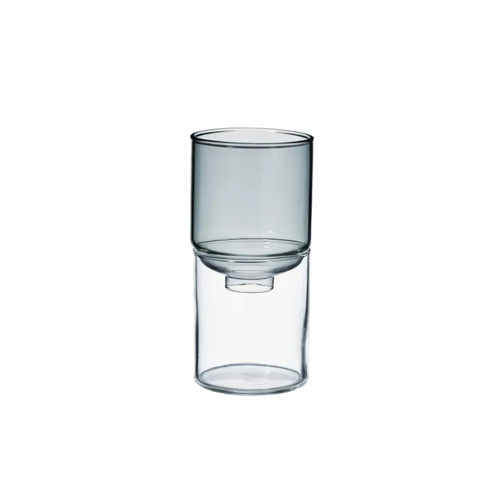 【HARIO】日日好_日本離水植玻璃花瓶花器-灰色(GK-200-TB)