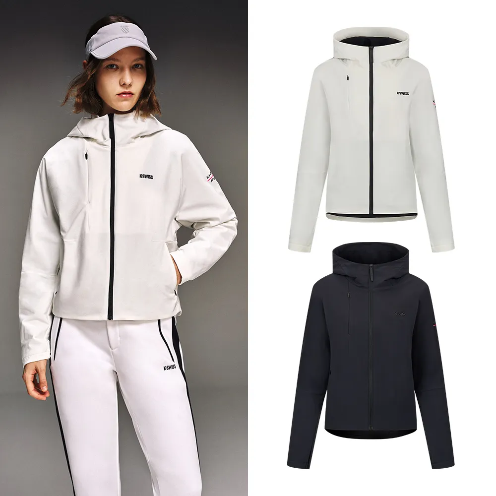 【K-SWISS】梭織連帽外套-專業運動系列 Woven Jacket-男女-多色任選