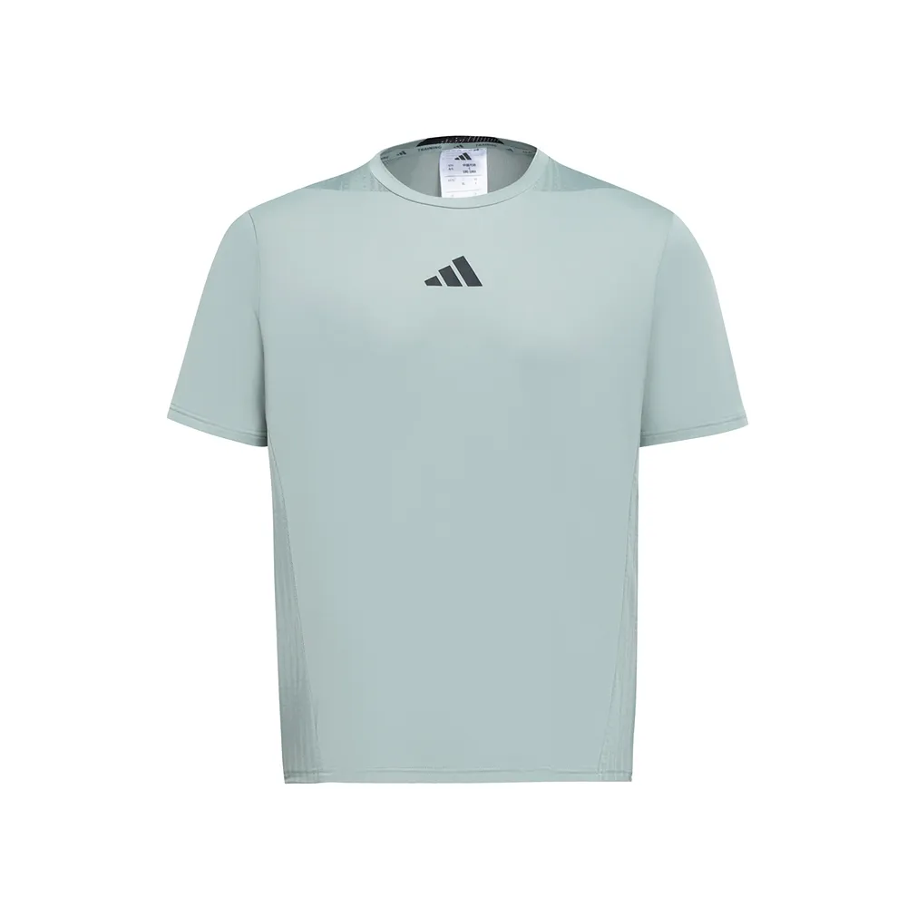 【adidas 愛迪達】D4T INT. Tee 男款 綠色 三葉草 愛迪達 吸濕 排汗 運動 圓領 休閒 短袖 JI8187