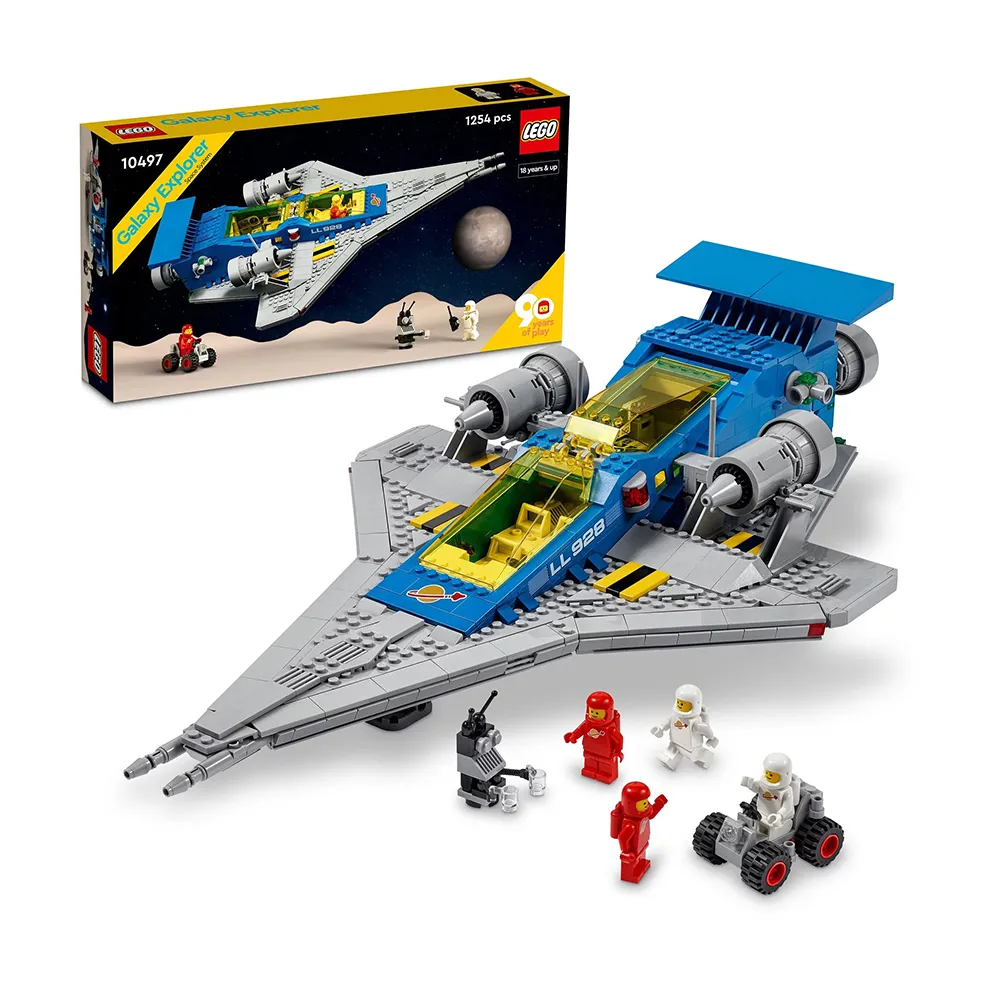 【LEGO 樂高】積木 ICONS系列 90周年紀念 太空梭 銀河探險家 10497(代理版)