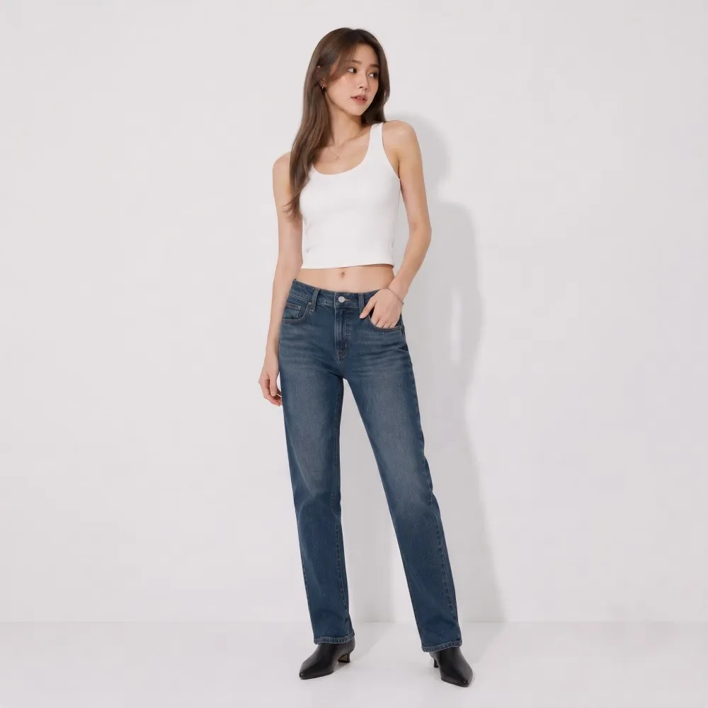 【LEVIS】Boy Jeans 男友風牛仔褲 / 微彈性 / 原色 女生牛仔褲 熱賣單品 0098T-0000