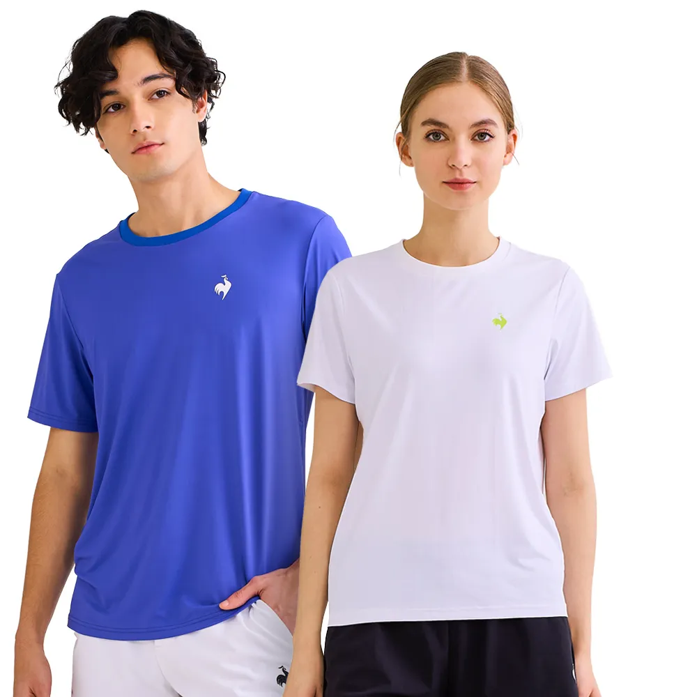 【LE COQ SPORTIF 公雞】抗UV短袖T恤 男女款-4色-LWV23502