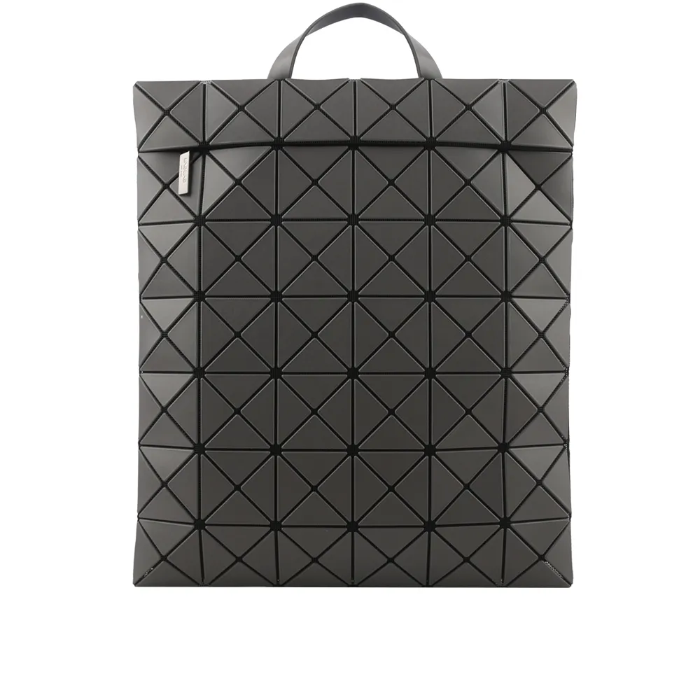 【ISSEY MIYAKE 三宅一生】BAO BAO LUCENT 啞光霧面扁形後背包(炭灰色)
