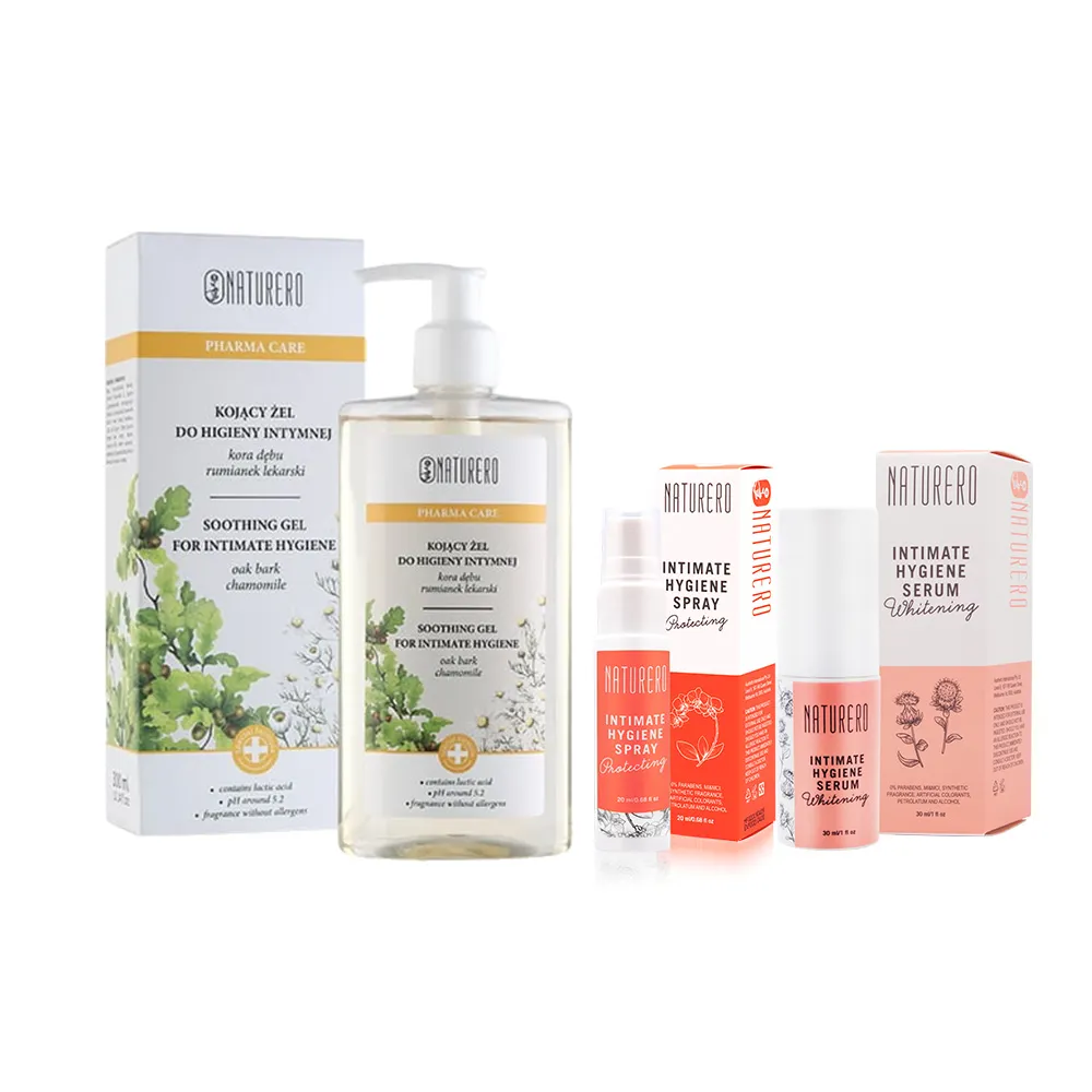 【Naturero 植淨林】新客體驗組 潔淨水嫩私密保養(潔膚露300ml與保養精華與淨味噴霧)